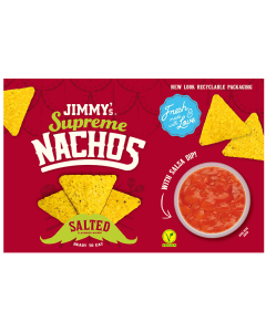 JIMMY's Nacho to go -SALSA-, delicious, best, incredible, fresh, ingredient, tomatoes, ready, eat, fresh, made with love, supreme, crunchy, nachos, JIMMY's