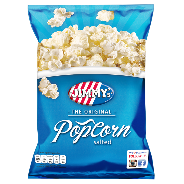 JIMMY's ORIGINAL Popcorn get the real athome cinema popcorn